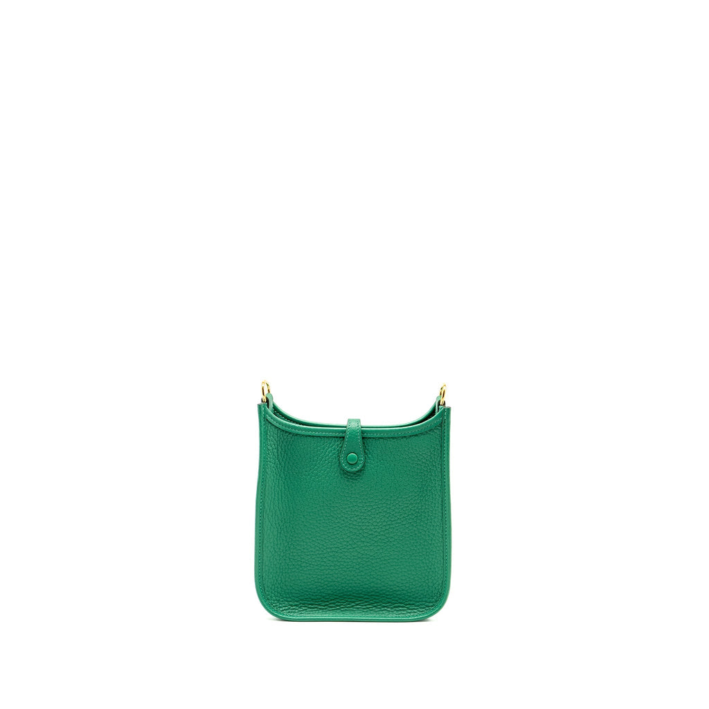 HERMES MINI EVELYN CLEMENCE VERT VERTIGO GHW
