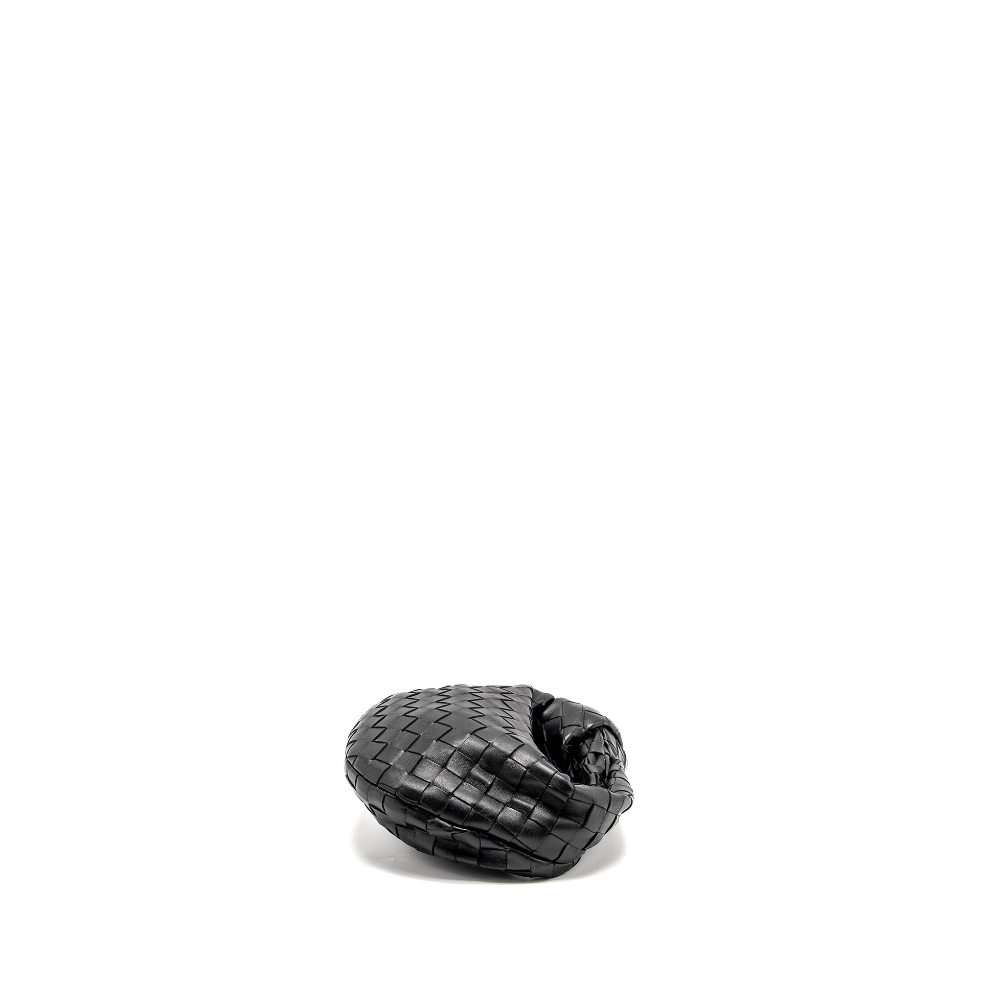BOTTEGA VENETA MINI JODIE LAMBSKIN BLACK SHW