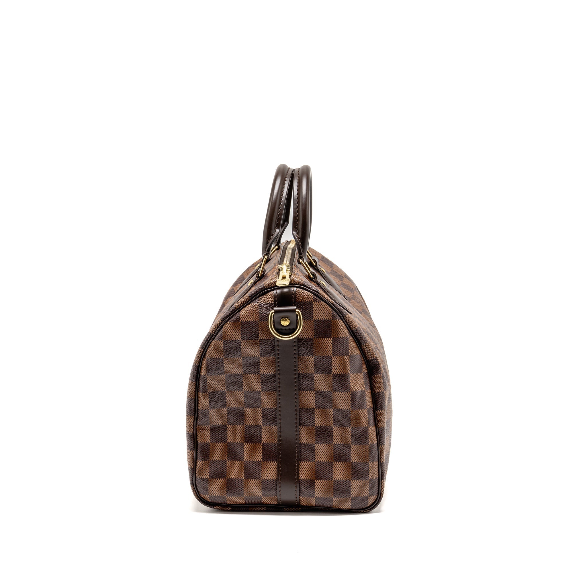 LOUIS VUITTON SPEEDY BANDOULIERE 30 DAMIER EBENE CANVAS GHW