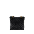 CHANEL GRAND SHOPPING TOTE BAG PM CAVIAR BLACK GHW