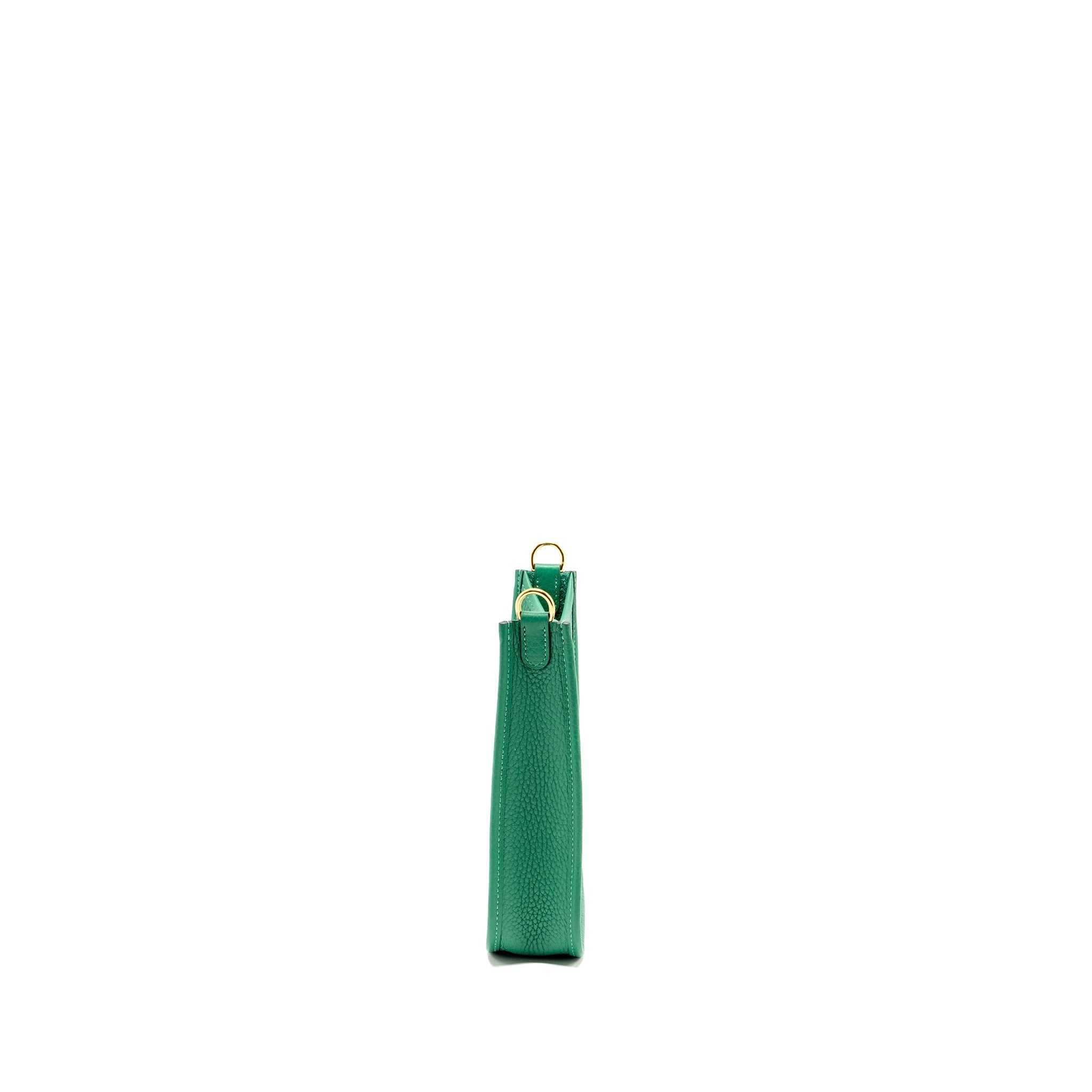 HERMES MINI EVELYN CLEMENCE VERT VERTIGO GHW