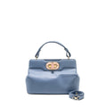 BVLGARI ISABELLA ROSSELLINI BAG LEATHER BLUE/LIGHT PURPLE GHW