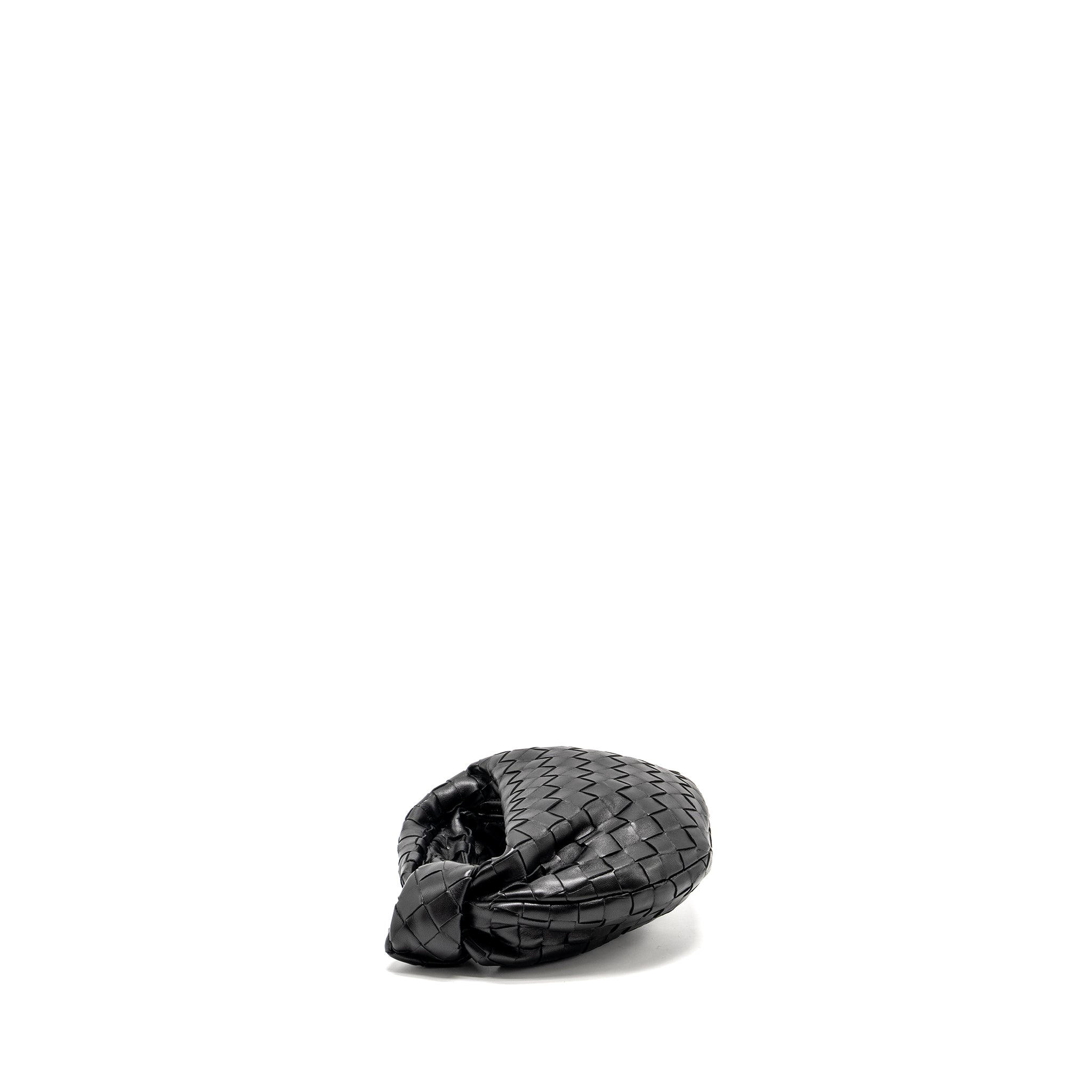 BOTTEGA VENETA MINI JODIE LAMBSKIN BLACK SHW
