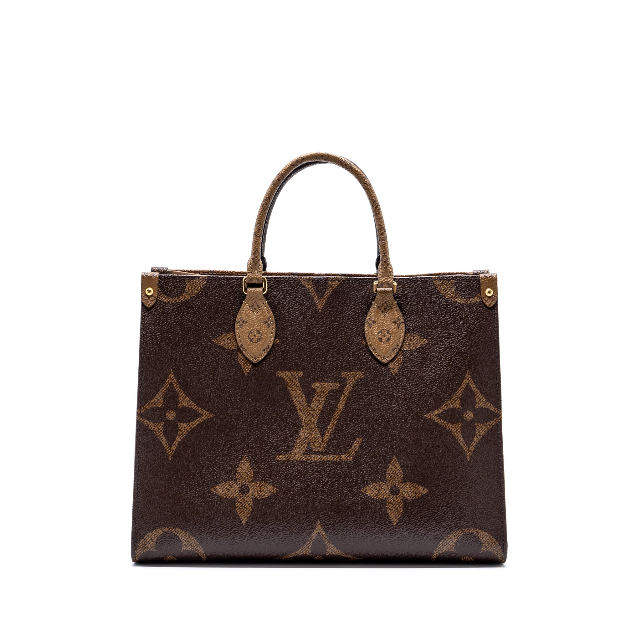 LOUIS VUITTON ONTHEGO MM MONOGRAM REVERSE CANVAS GHW (NEW VERSION)