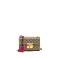 GUCCI PADLOCK CROSSBODY BAG CANVAS / PATENT MULTICOLOUR GHW