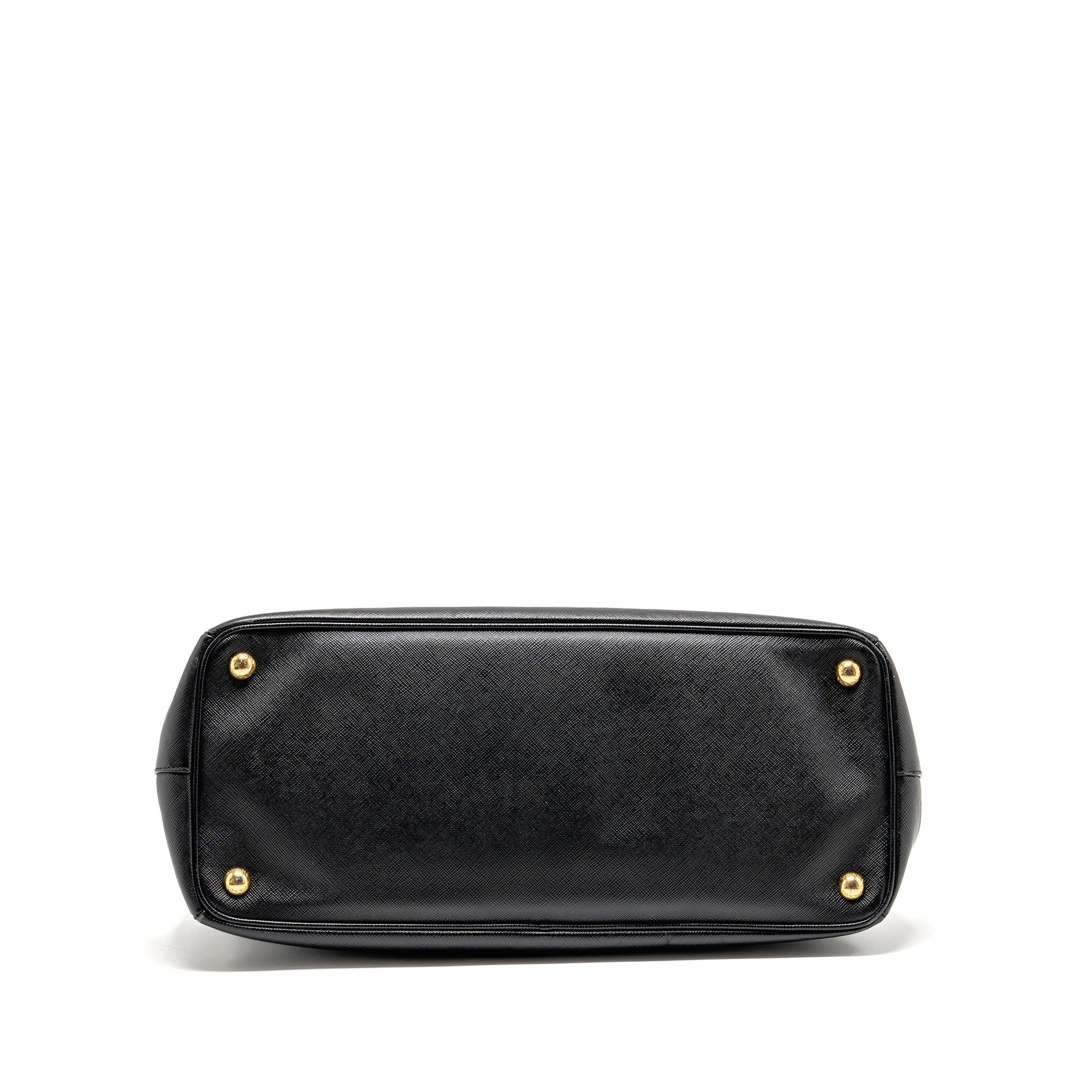 PRADA SAFFIANO TOTE BAG CALFSKIN BLACK GHW