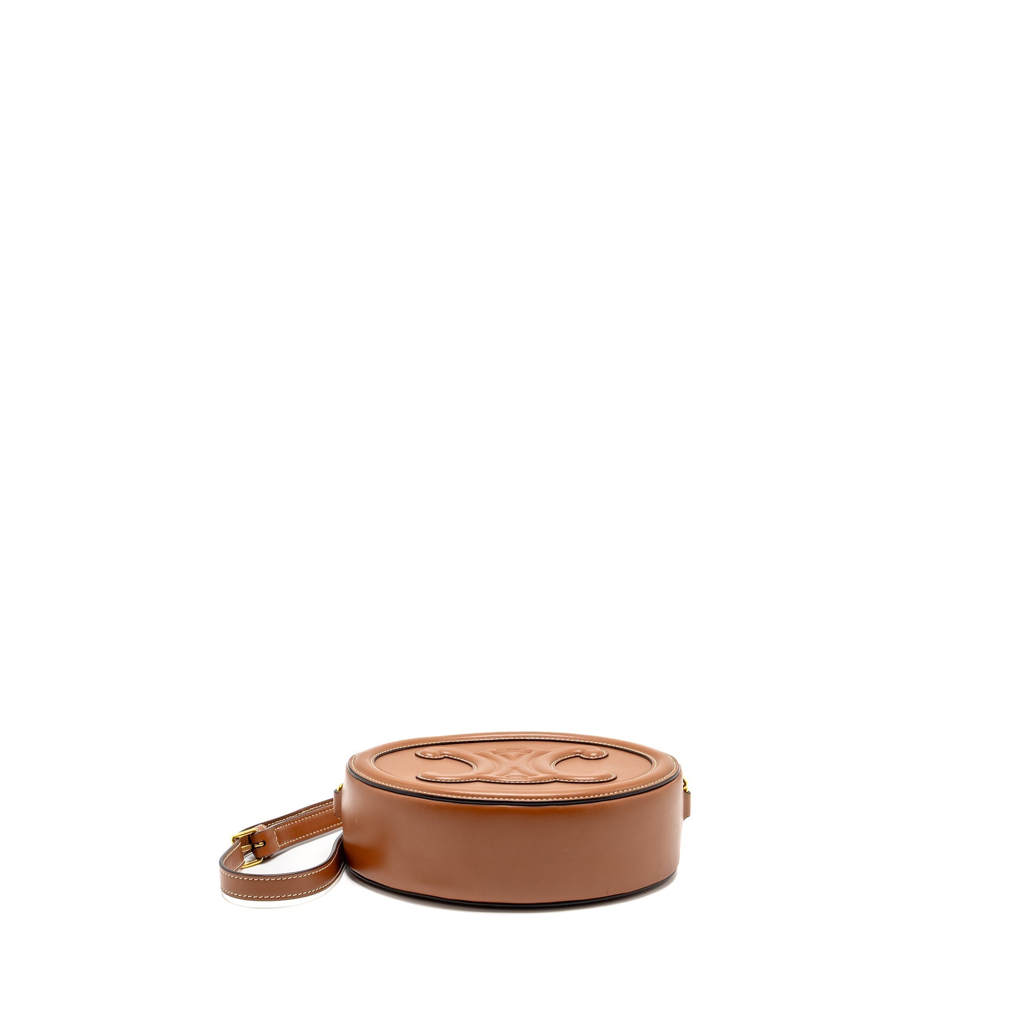 CELINE OVAL BAG SMOOTH CALFSKIN TAN GHW