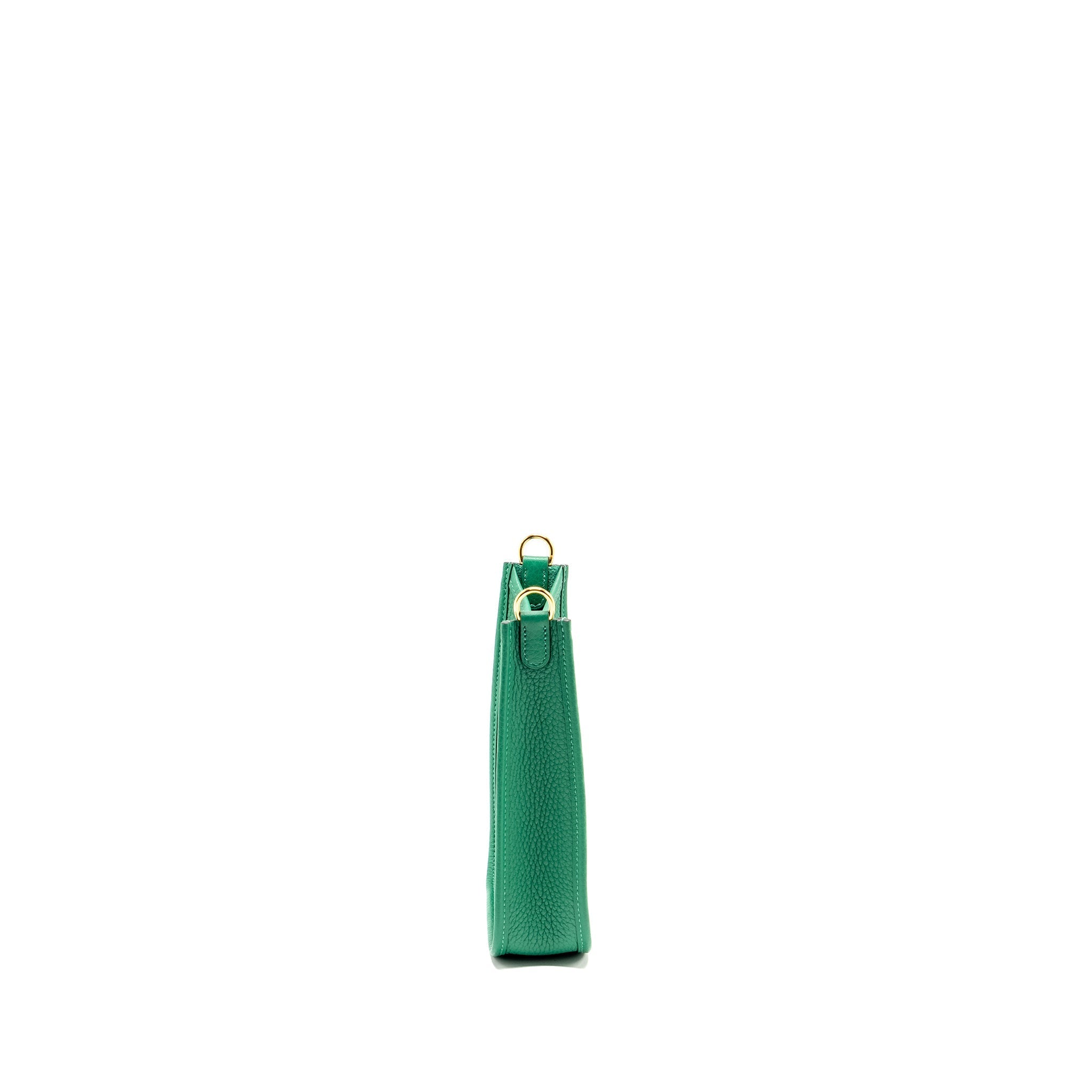 HERMES MINI EVELYN CLEMENCE VERT VERTIGO GHW