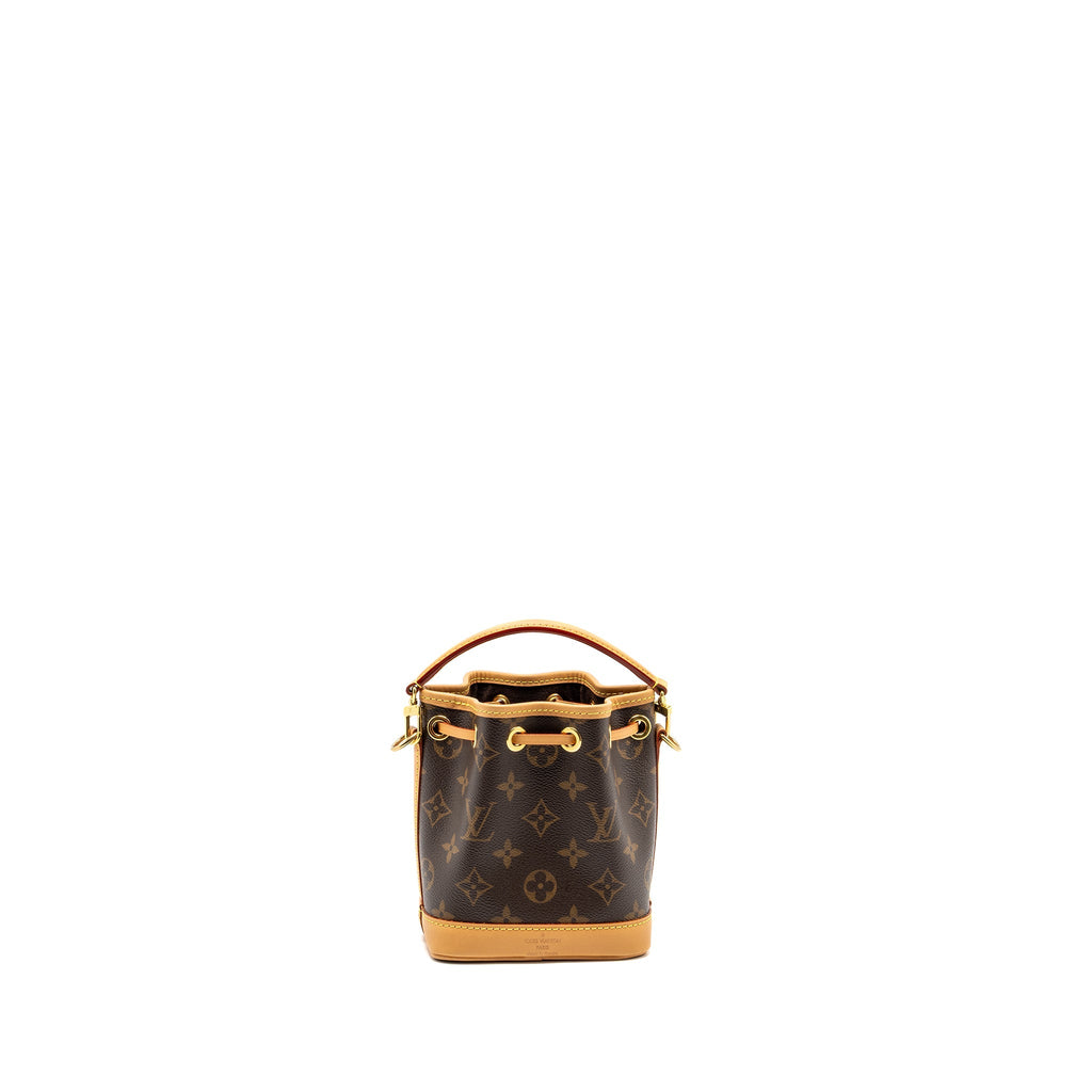 LOUIS VUITTON NANO NOE MONOGRAM CANVAS GHW