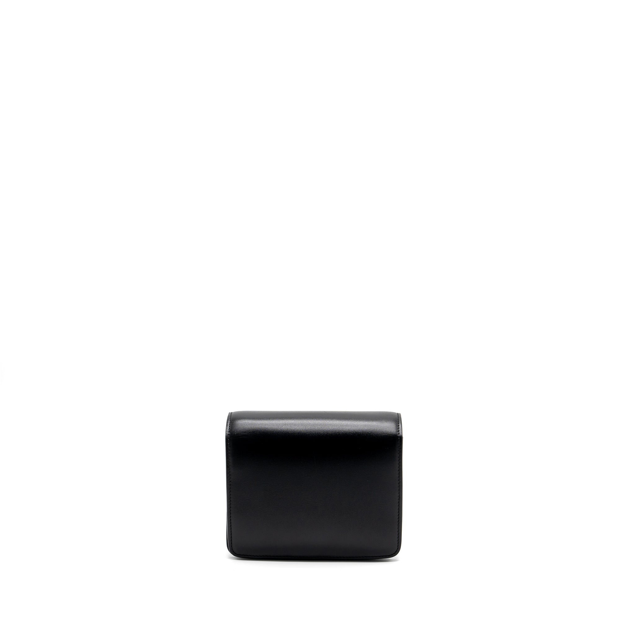 CELINE MINI CLASSIC BOX BAG CALFSKIN BLACK GHW