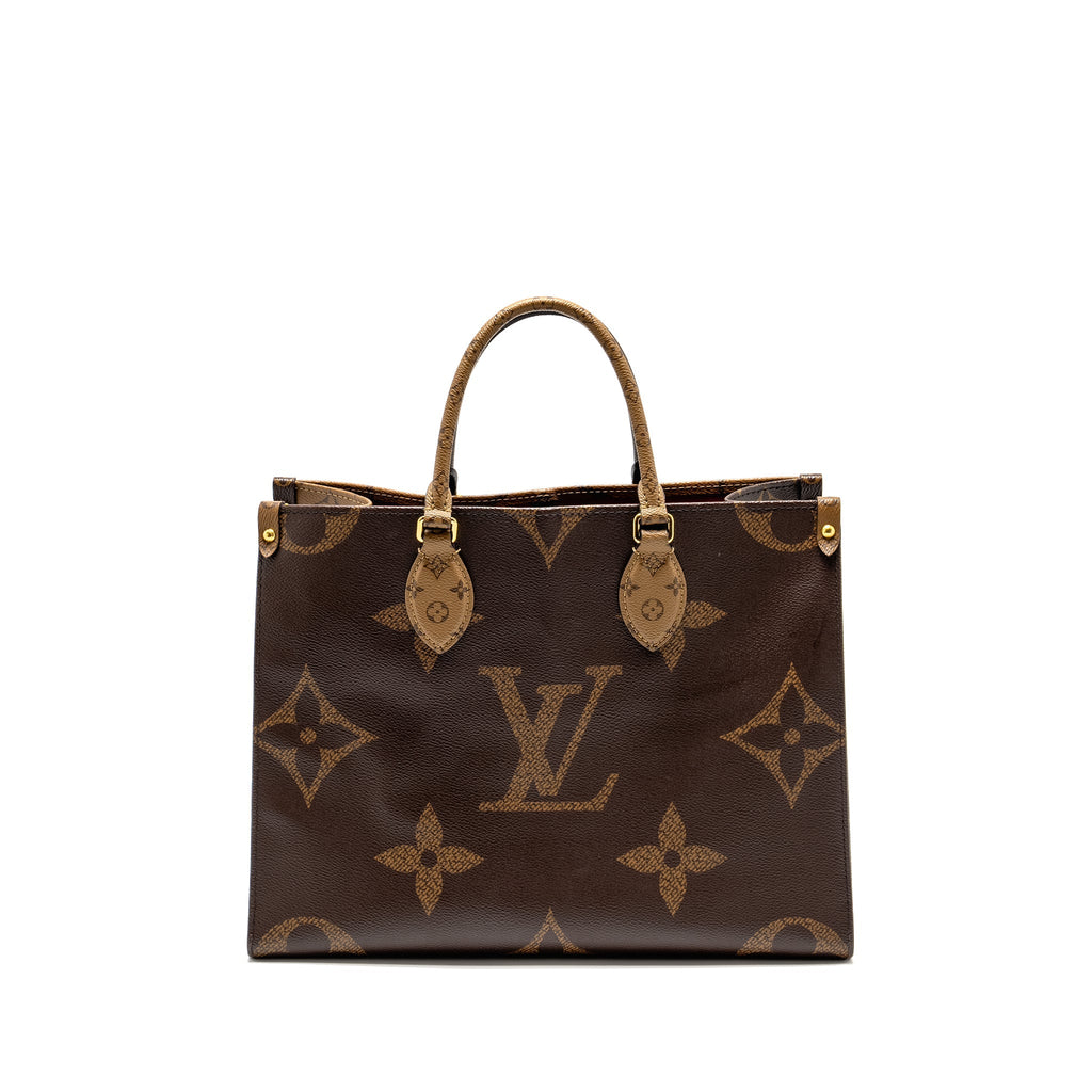 LOUIS VUITTON ONTHEGO MM MONOGRAM CANVAS GHW