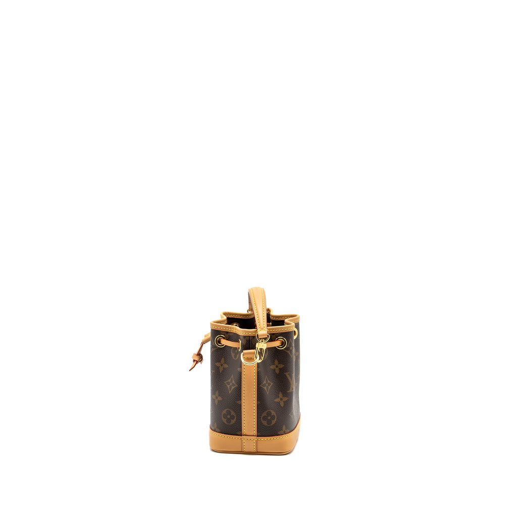LOUIS VUITTON NANO NOE MONOGRAM CANVAS GHW