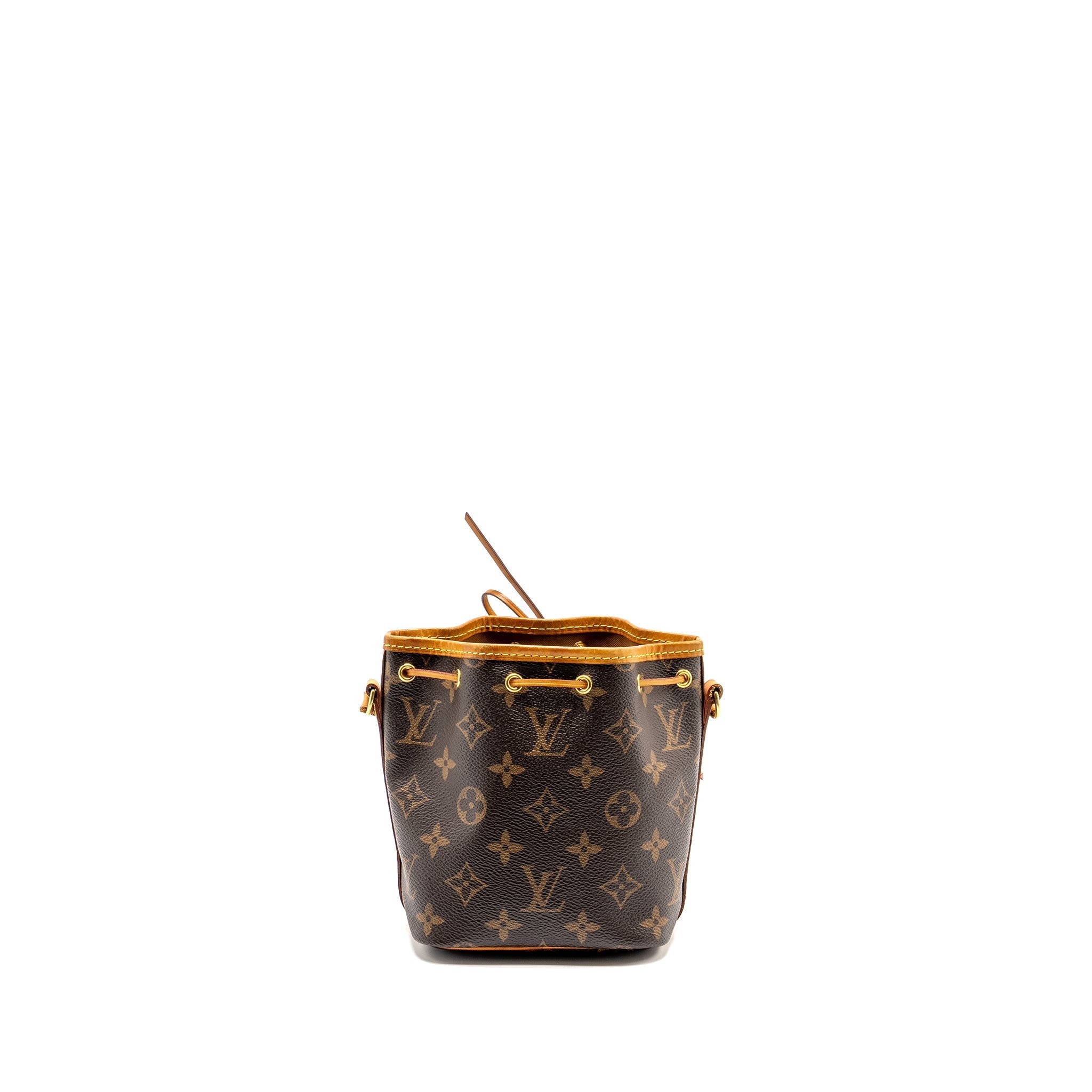 LOUIS VUITTON NANO NOE MONOGRAM CANVAS GHW