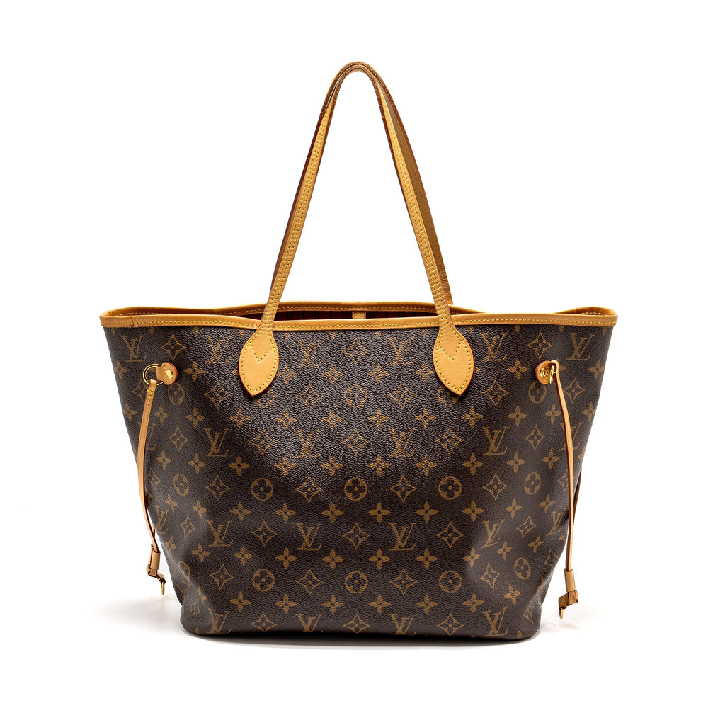 LOUIS VUITTON NEVERFULL MM MONOGRAM CANVAS GHW