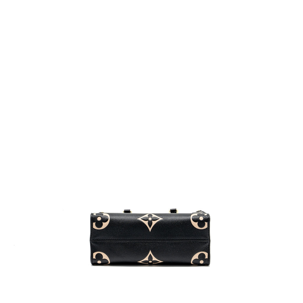 LOUIS VUITTON ONTHEGO PM BICOLOUR MONOGRAM EMPREINTE BLACK GHW