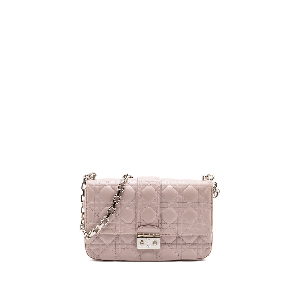 DIOR MISS DIOR SHOULDER BAG LAMBSKIN LIGHT PINK SHW