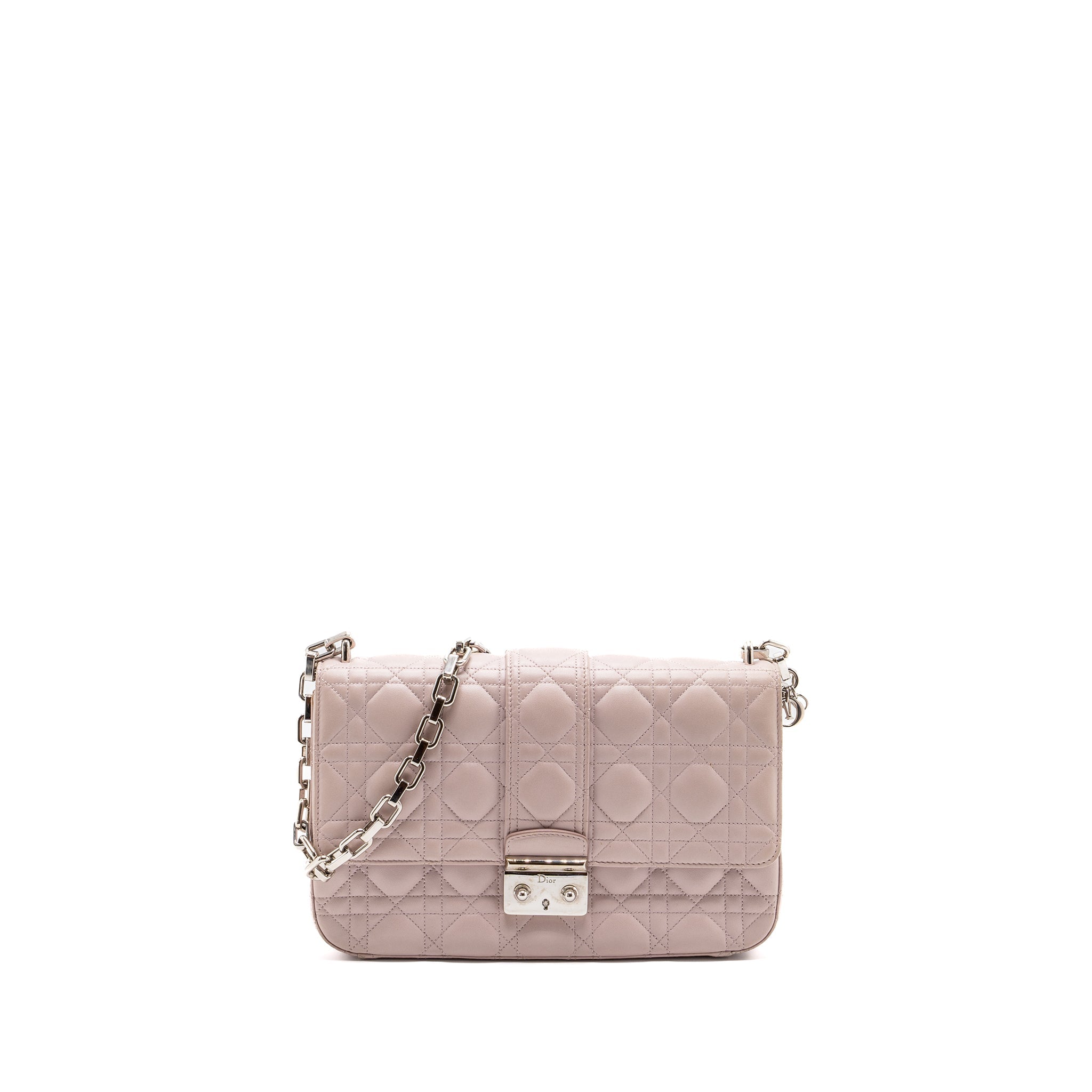DIOR MISS DIOR SHOULDER BAG LAMBSKIN LIGHT PINK SHW