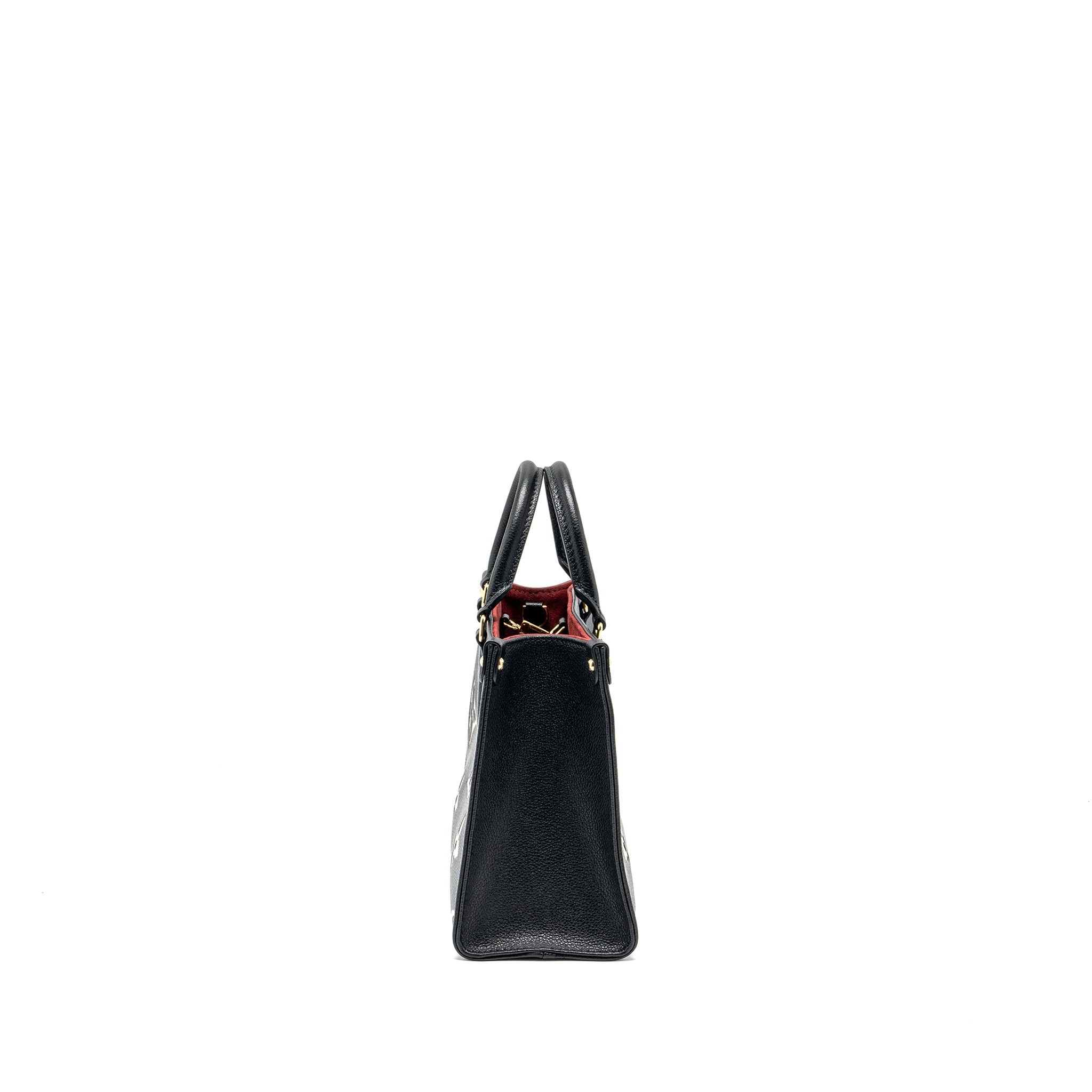 LOUIS VUITTON ONTHEGO PM BICOLOUR MONOGRAM EMPREINTE BLACK GHW