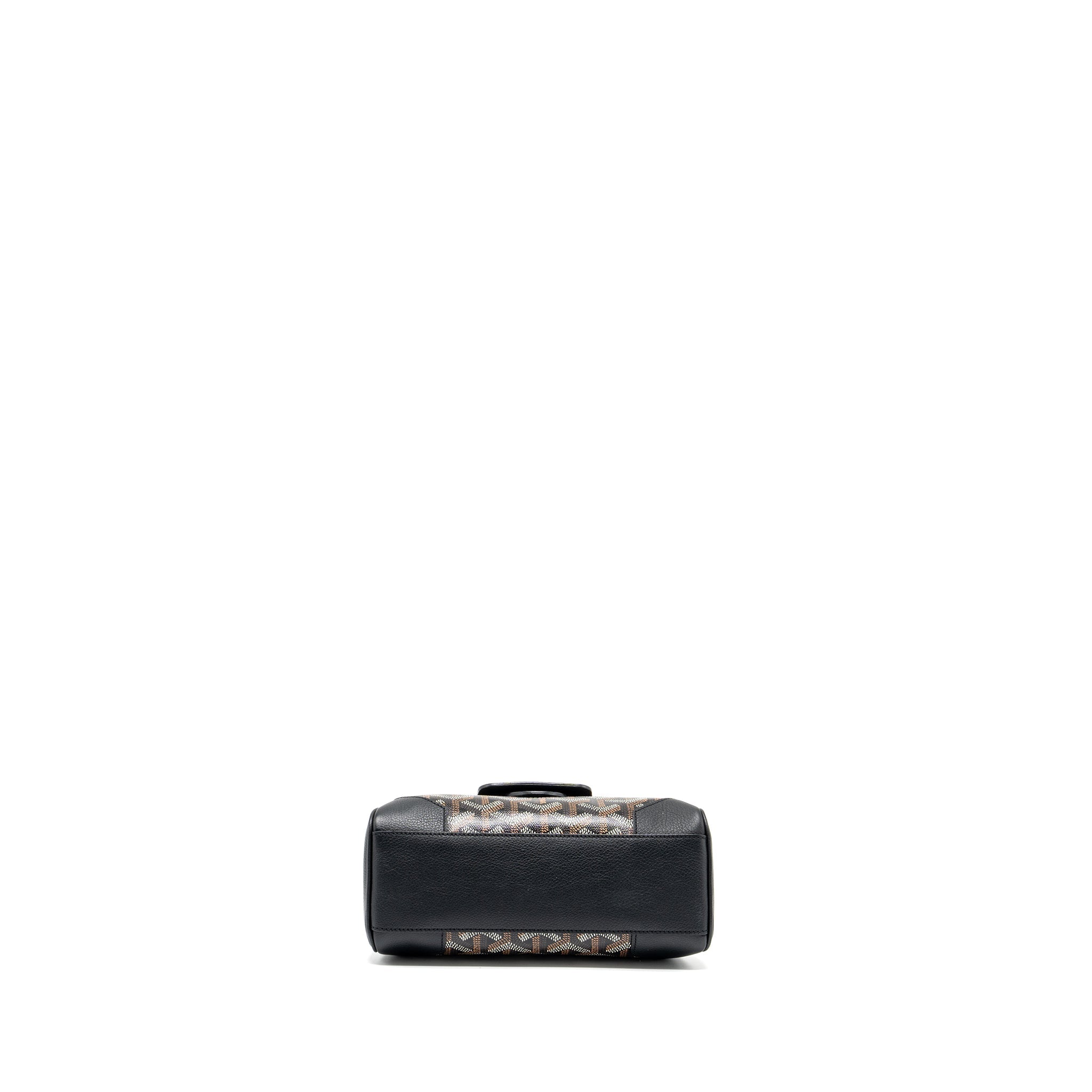 GOYARD SAIGON MINI GOYARDLINE CANVAS BLACK/MULTICOLOUR SHW