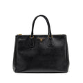 PRADA SAFFIANO TOTE BAG CALFSKIN BLACK GHW