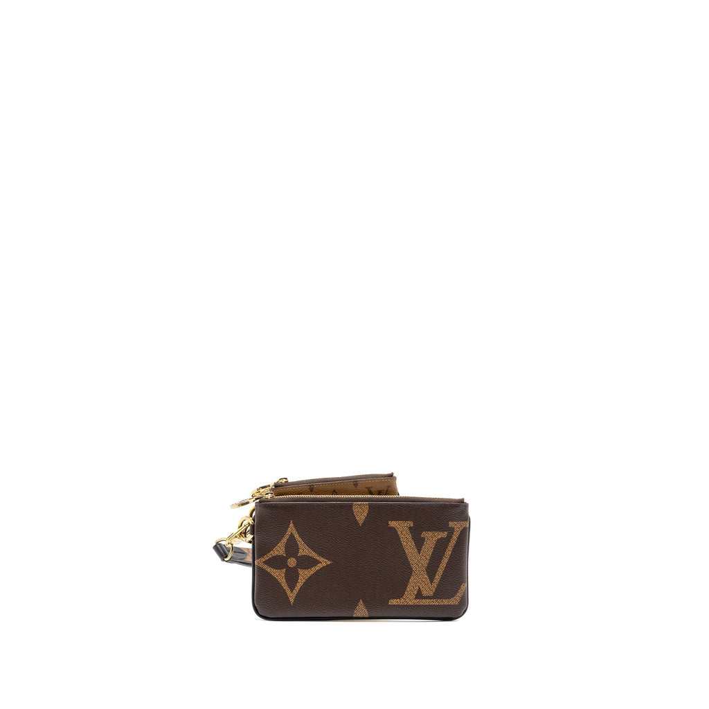 LOUIS VUITTON TRIO POUCH MONOGRAM CANVAS GHW