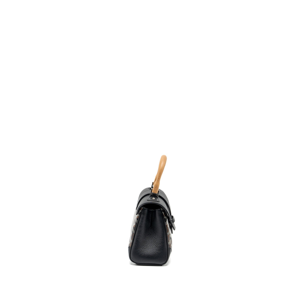 GOYARD SAIGON MINI GOYARDLINE CANVAS BLACK/MULTICOLOUR SHW