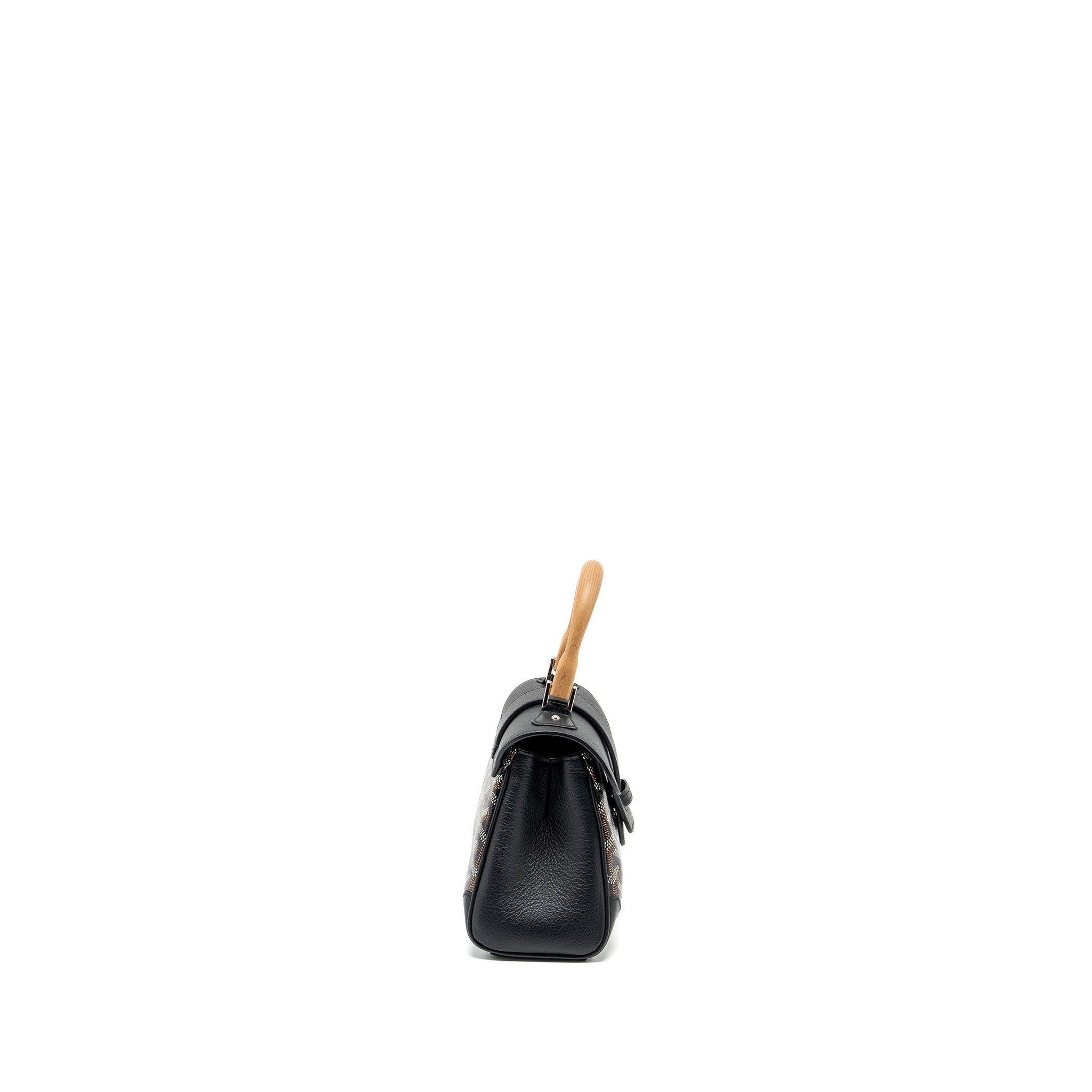 GOYARD SAIGON MINI GOYARDLINE CANVAS BLACK/MULTICOLOUR SHW