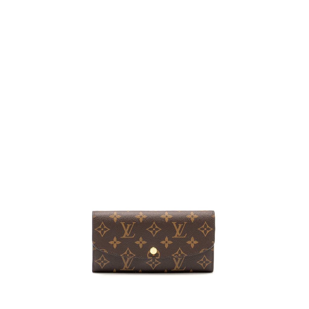 LOUIS VUITTON SARAH WALLET FUCHSIA MONOGRAM CANVAS GHW