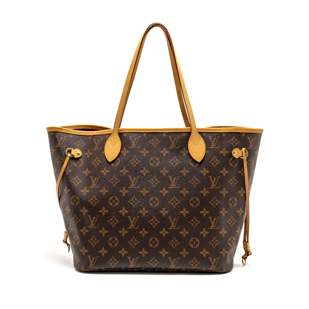 LOUIS VUITTON NEVERFULL MM MONOGRAM CANVAS GHW