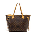LOUIS VUITTON NEVERFULL MM MONOGRAM CANVAS GHW