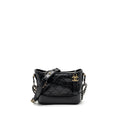 CHANEL SMALL GABRIELLE HOBO BAG CALFSKIN BLACK MULTICOLOUR HARDWARE