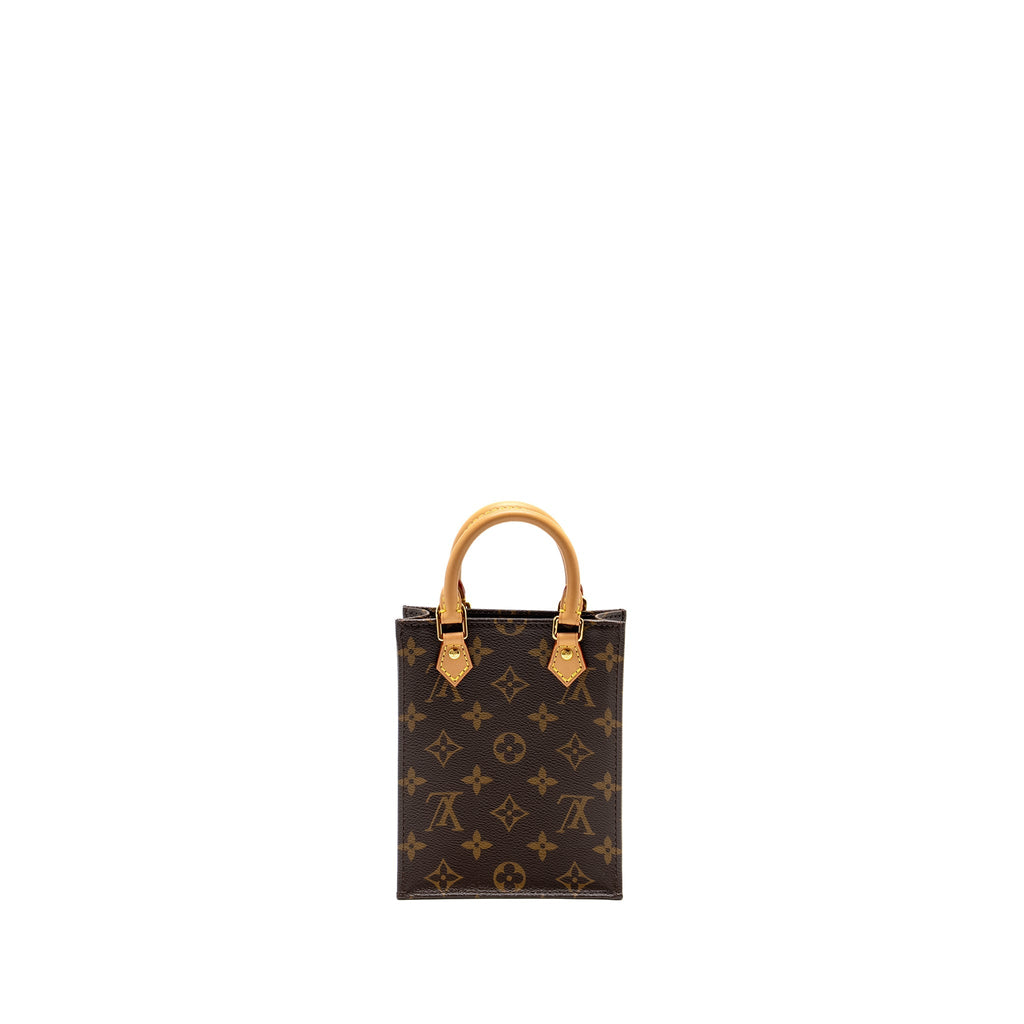 LOUIS VUITTON PETIT SAC PLAT MONOGRAM CANVAS GHW
