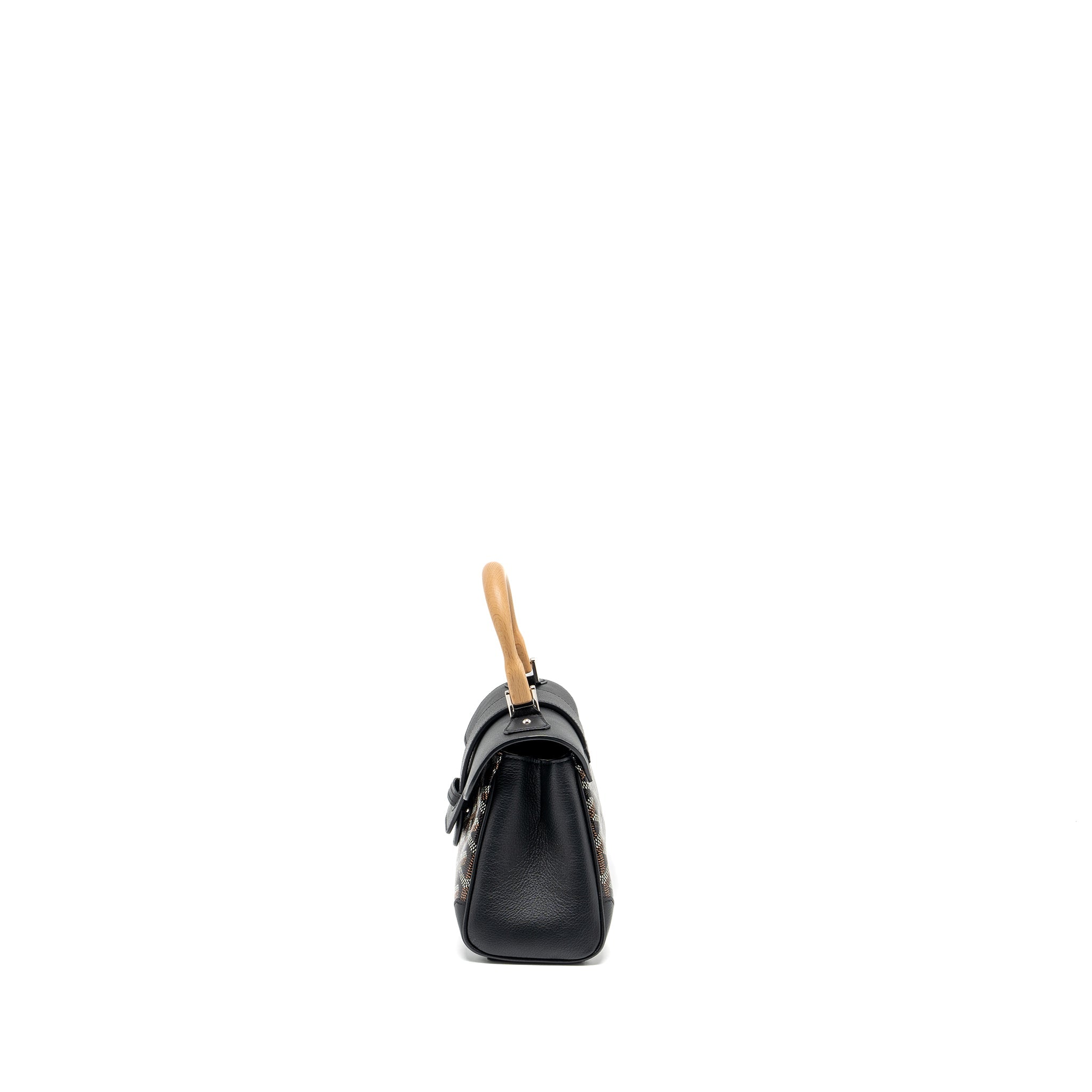 GOYARD SAIGON MINI GOYARDLINE CANVAS BLACK/MULTICOLOUR SHW
