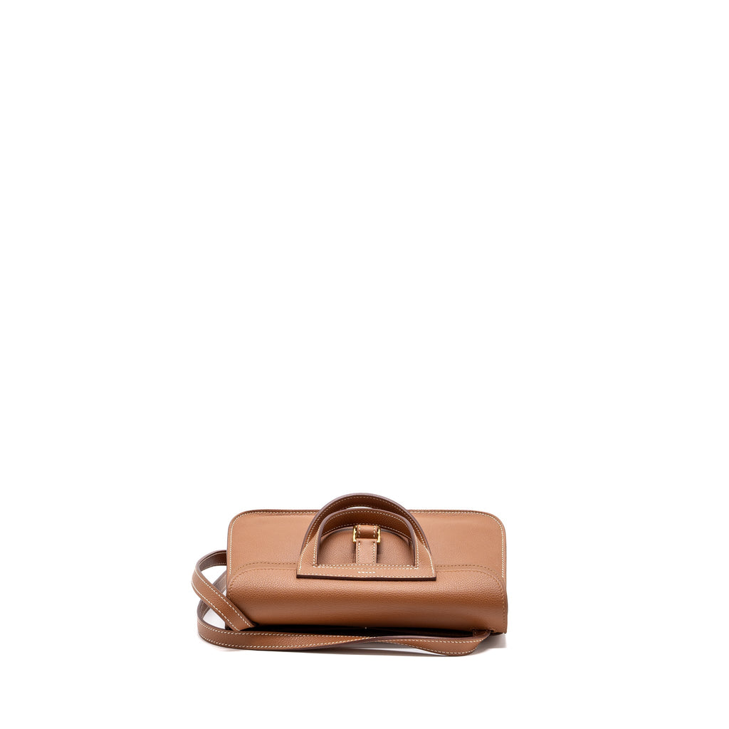 HERMES HALZAN 25 EVERCOLOR GOLD GHW