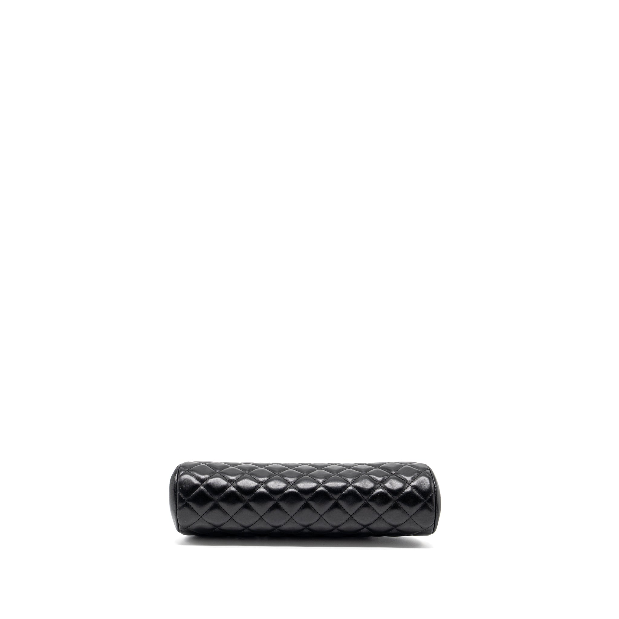 CHANEL TIMELESS CLUTCH LAMBSKIN BLACK SHW