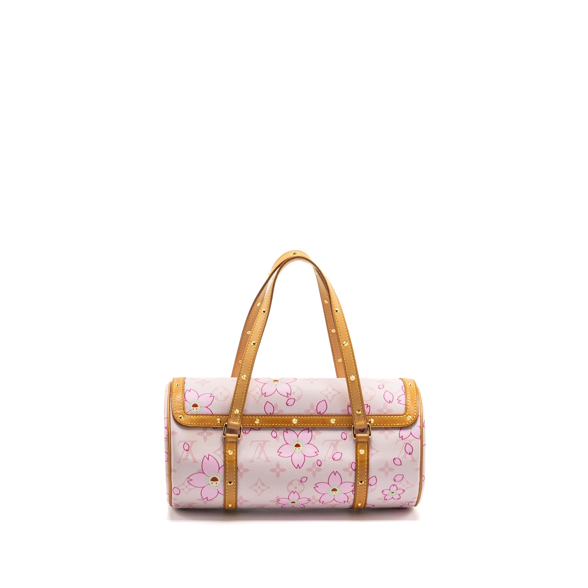 LOUIS VUITTON LIMITED EDITION CHERRY BLOSSOM PAPILLON BAG MONOGRAM CANVAS PINK GHW