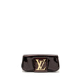LOUIS VUITTON SOBE CLUTCH PATENT LEATHER DARK PURPLE GHW