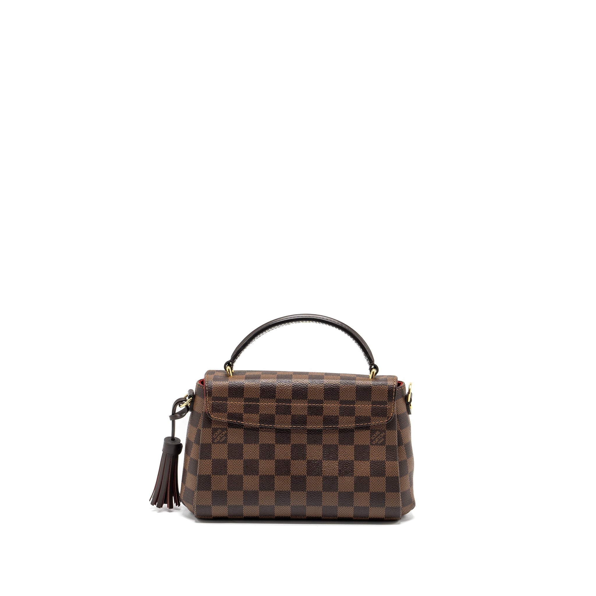 LOUIS VUITTON CROISETTE DAMIER EBENE GHW