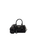 PRADA TOP HANDLE RE-EDITION 2005 NYLON BAG BLACK SHW