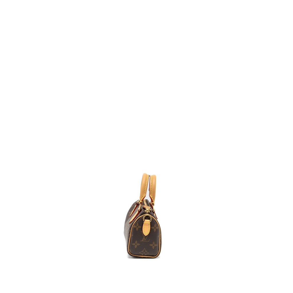 LOUIS VUITTON NANO SPEEDY MONOGRAM CANVAS GHW