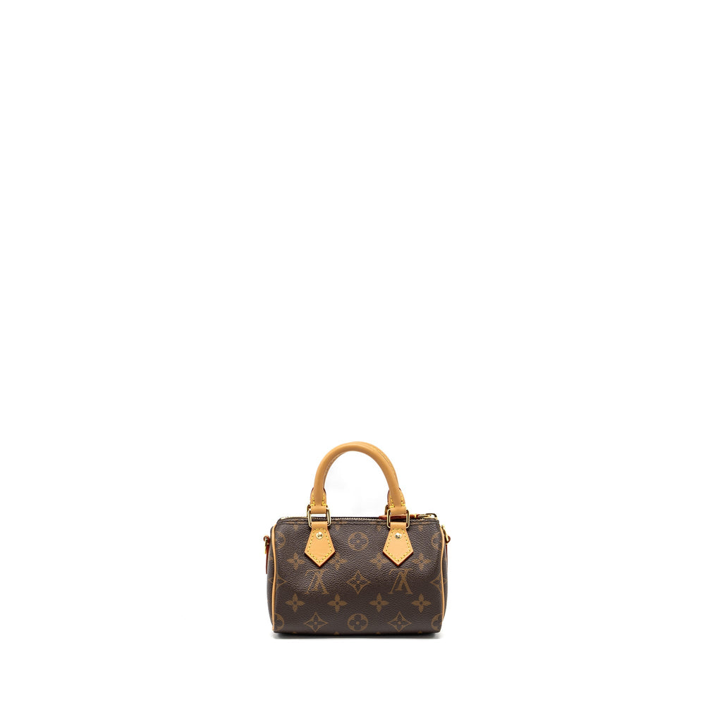 LOUIS VUITTON NANO SPEEDY MONOGRAM CANVAS GHW