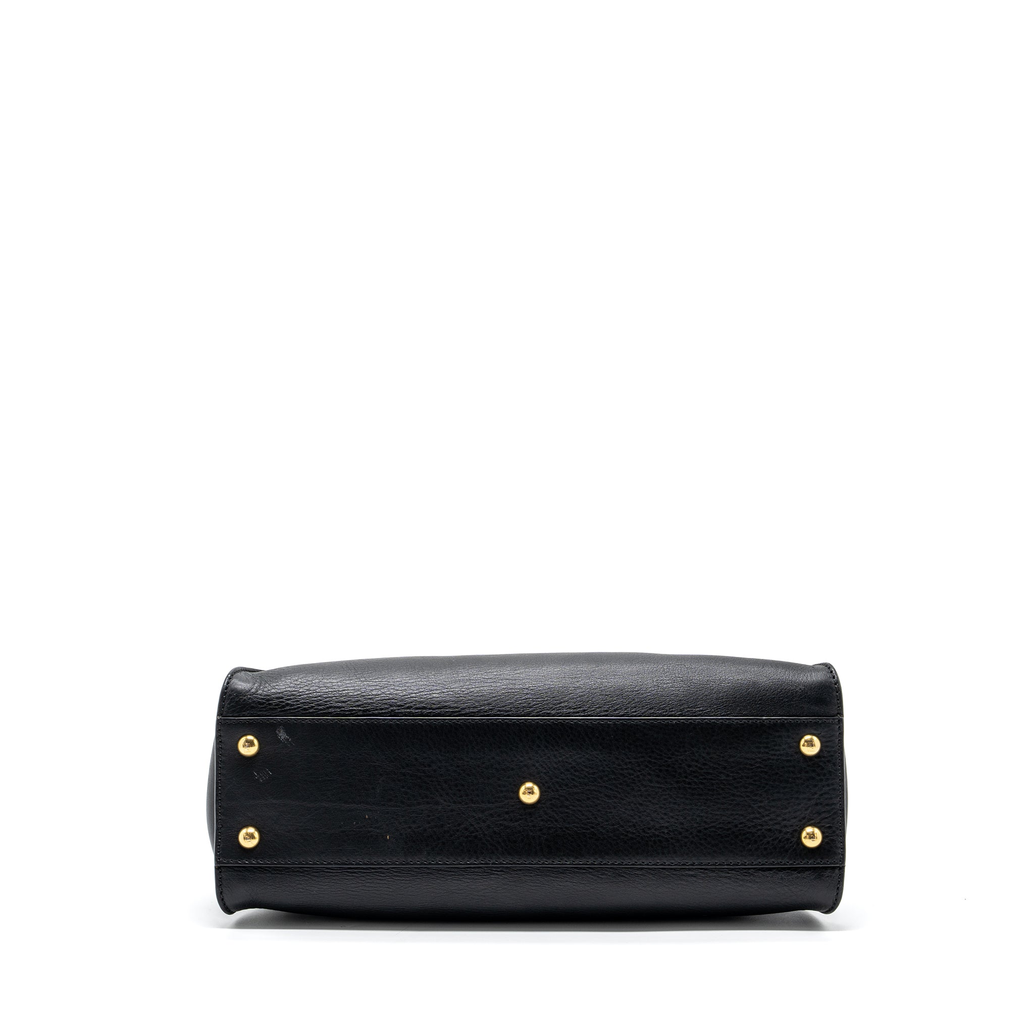 FENDI MEDIUM PEEKABOO BAG LEATHER BLACK GHW