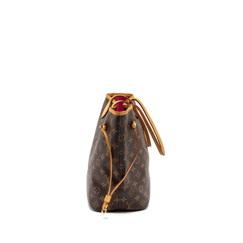 LOUIS VUITTON NEVERFULL MM MONOGRAM CANVAS GHW
