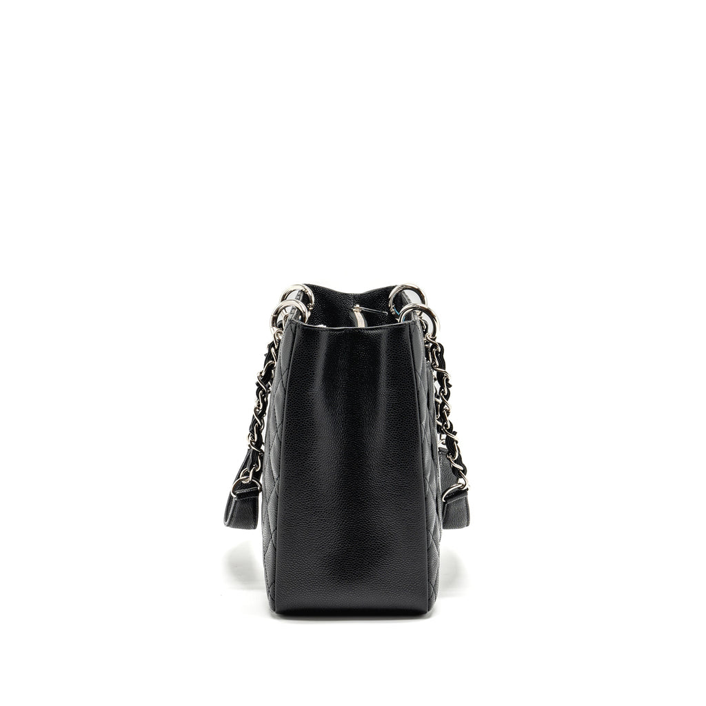CHANEL GRAND SHOPPING TOTE / GST CAVIAR BLACK SHW
