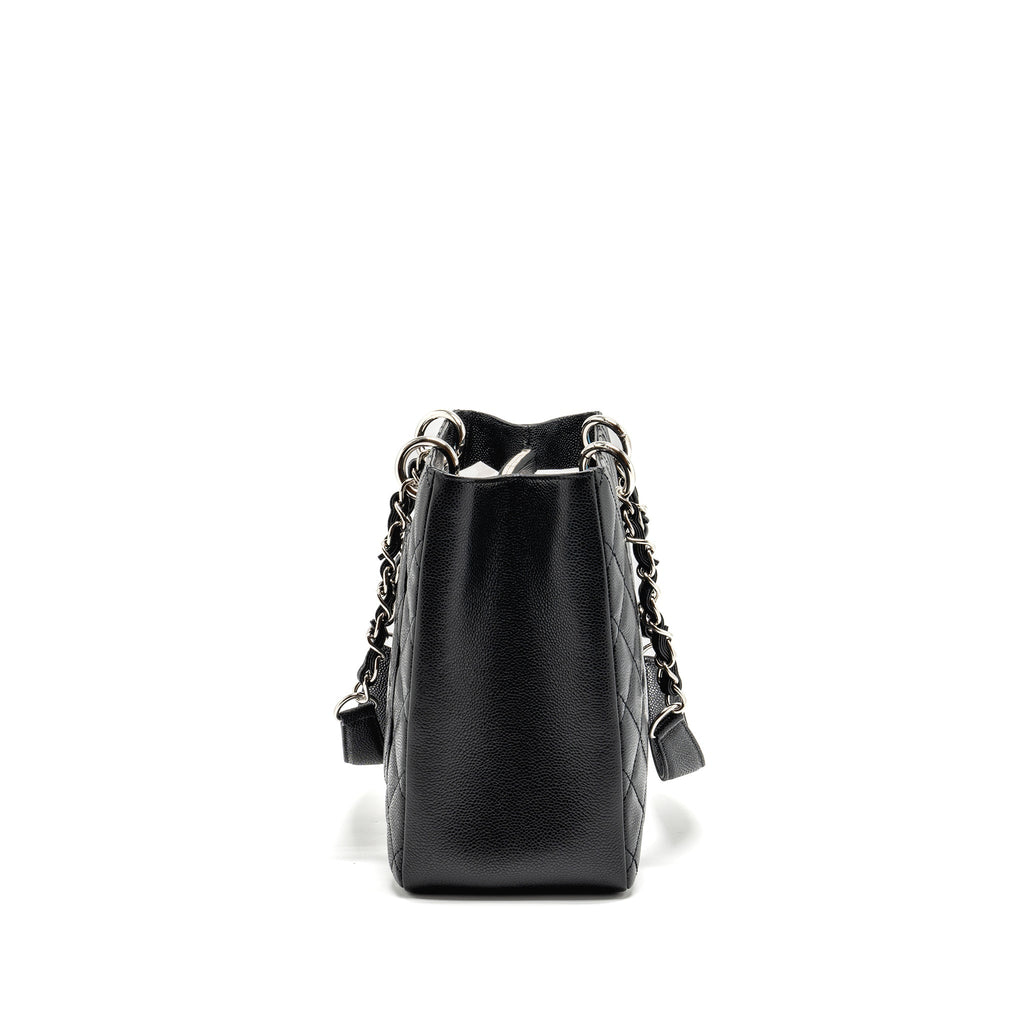 CHANEL GRAND SHOPPING TOTE / GST CAVIAR BLACK SHW