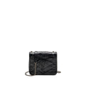 SAINT LAURENT / YSL NIKI CHAIN WALLET CRINKLED CALFSKIN BLACK SHW