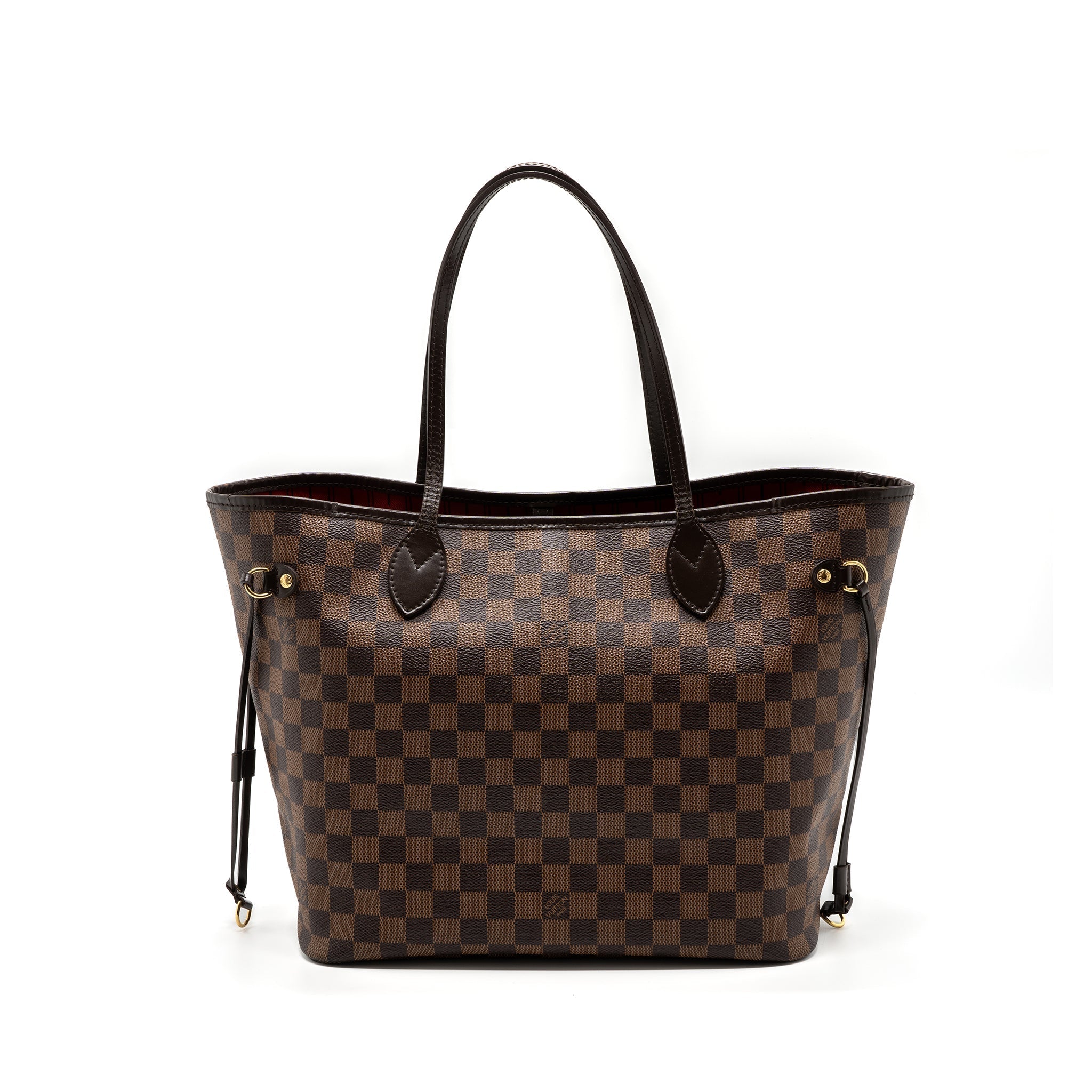 LOUIS VUITTON NEVERFULL MM DAMIER EBENE GHW