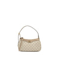 GUCCI OPHIDIA SMALL HANDBAG GG SUPREME CANVAS BEIGE/WHITE GHW