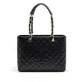 CHANEL GRAND SHOPPING TOTE / GST CAVIAR BLACK SHW
