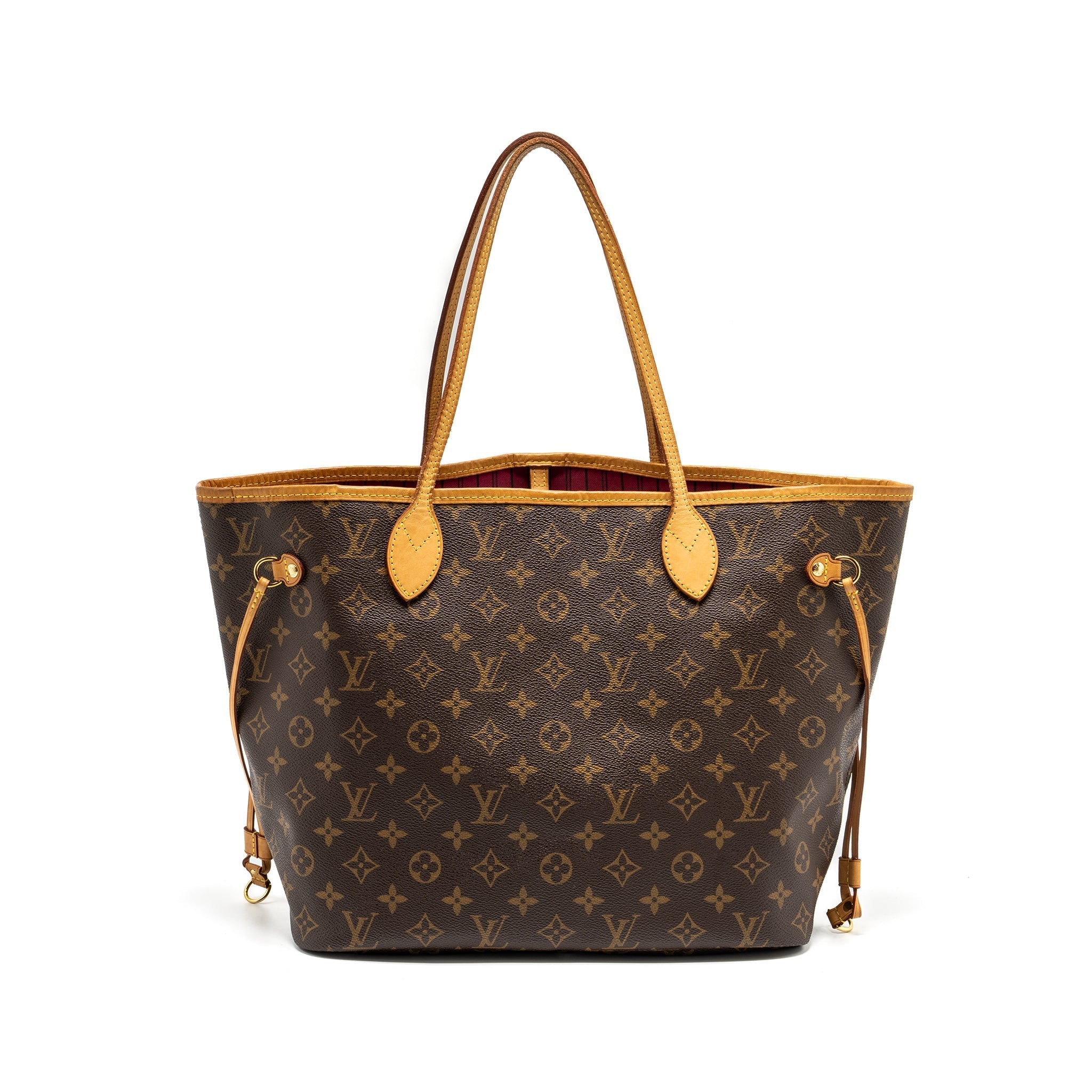 LOUIS VUITTON NEVERFULL MM MONOGRAM CANVAS GHW